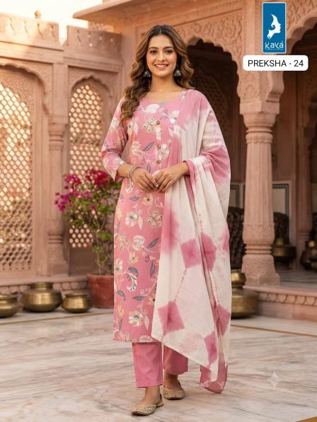 Kaya preksha 3pcs a line kurtis wholesale